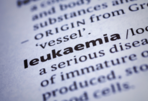 The word "leukaemia" and its definition